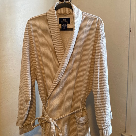 Stafford Other Vintage Mens Stafford Seersucker Short Cotton Robe